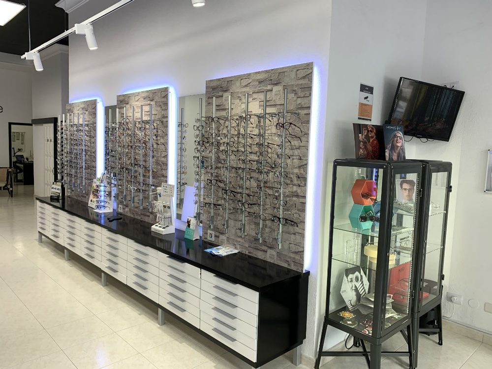 Expositores de gafas iluminados