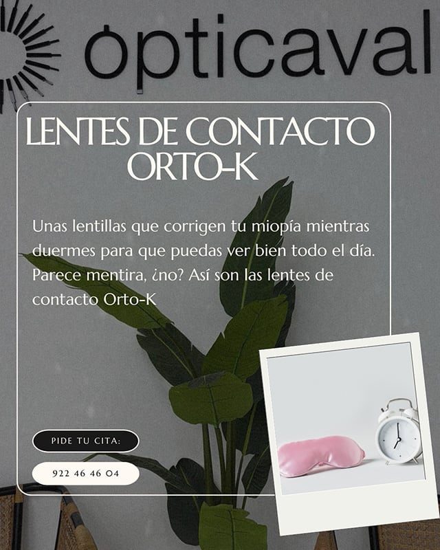 Lentes de contacto Orto-K