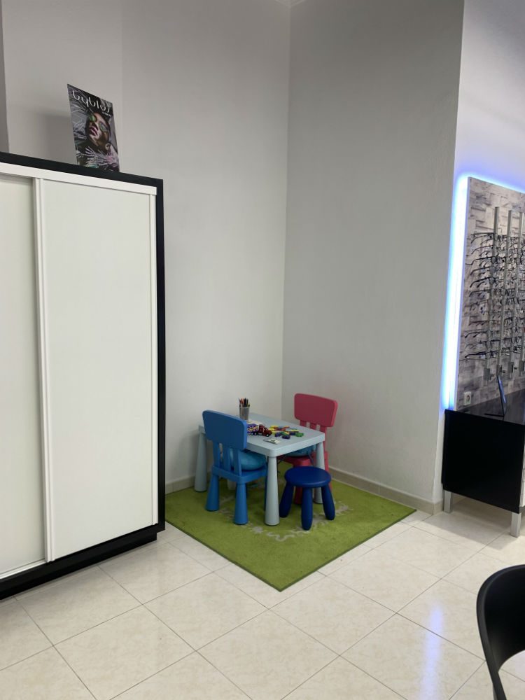 Rincón infantil de la óptica